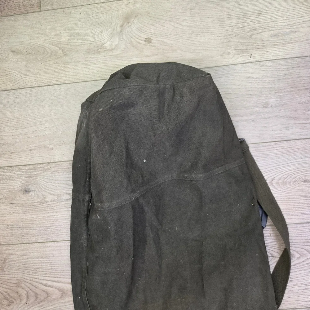 Military Duffel Bag Mens OS Olive Green Good Canvas Sea Bag Hook Top
